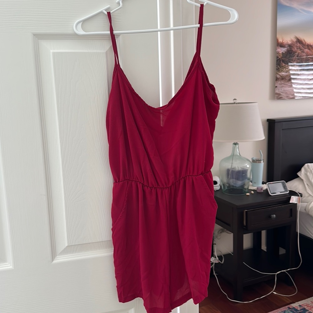 Cranberry romper